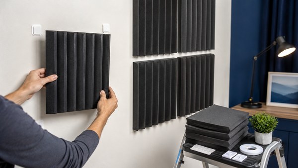 How to Install Acoustic Foam Without Damaging the Walls