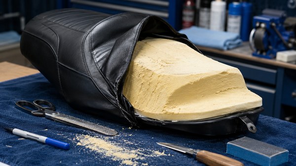 How to Repair your Motorcycle Seat Foam
