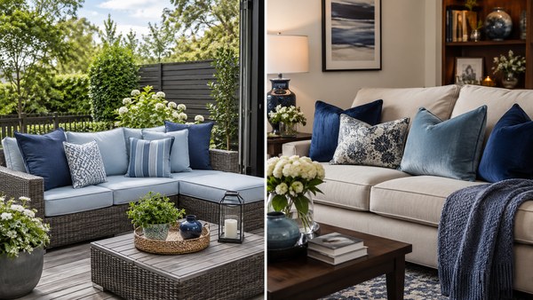 Outdoor Cushions vs Indoor Cushions - Key Differences