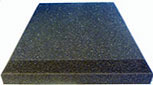 Flat chamfered acoustic soundproofing tile